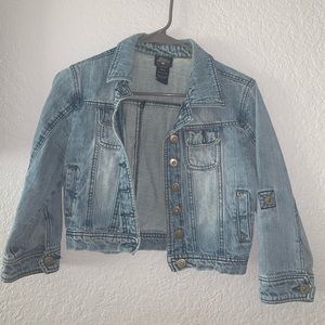 Cropped denim jacket